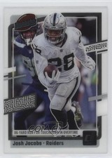 2023 Panini Clearly Donruss Clearly Highlights Josh Jacobs #8 1f9t