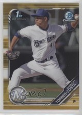 2019 Bowman Chrome Prospects Gold Refractor 21/50 Quintin Torres-Costa s1i