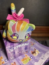 Aphmau MeeMeows Litter 7 Carnival Treats 6" Plush Lollipop Candy Swirl Cat F1