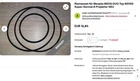 Belt Kit for Meopta MEOS DUO Type 851150 Super Normal 8 Projector NEW