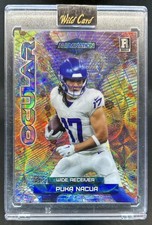2023 Wild Card Alumination Rookie Puka Nacua Ocular Orange/Red Kaleidoscope #/50