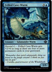 Frilled Cave-Wurm #57 Foil - The Lost Caverns of Ixalan