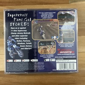 Jeremy McGrath Supercross 2000 Sega Dreamcast, Acclaim Sports, Complete: disc, &hellip;
