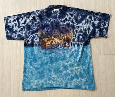 Vintage 90s Walt Disney World 'Fantasmic' Tie Dye Promo Shirt XXL