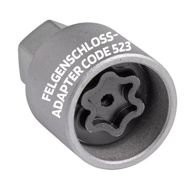 Original VW 523 Code C Felgenschloss Schlüssel Nuss Wheel Lock Key