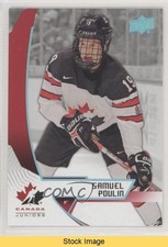 2019 Upper Deck Team Canada Juniors Blue Samuel Poulin #9 READ 0nr3
