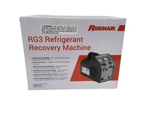 Robinair Rg3 Compact Lightweight Refrigerant Recovery Machine 13 Epj032062 Robinair Rg3 Compact Lightweight Refrigerant Recovery Machine 13 Epj032062