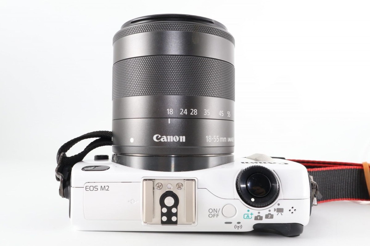 Canon EOS M2 Mirrorless Camera with EF-M18-55mm IS STM Lens Kit