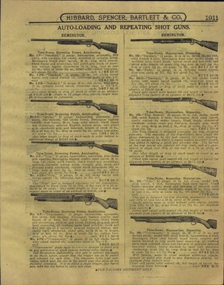 1916 PAPER AD Remington Auto Loading Repeating Shot Gun Winchester Hammerless