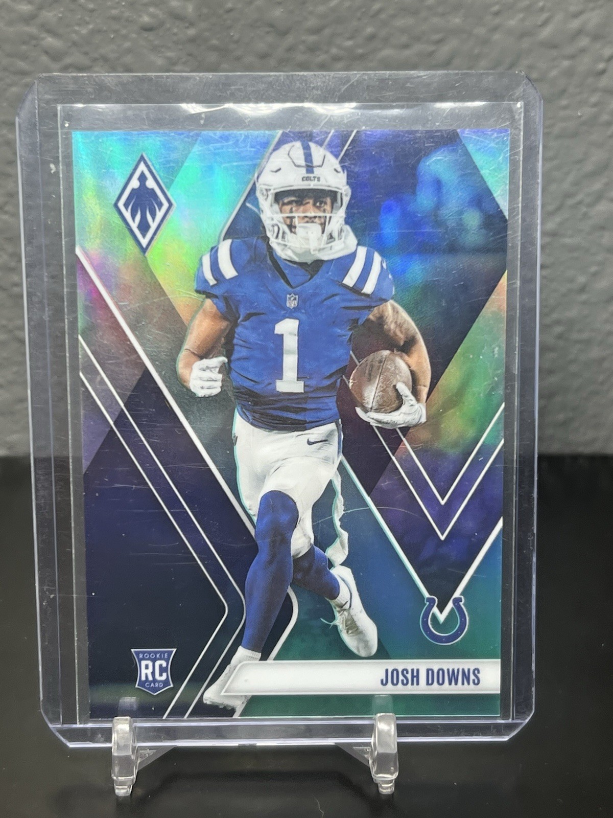 2023 Panini Phoenix #138 Josh Downs rookie card Teal #/150