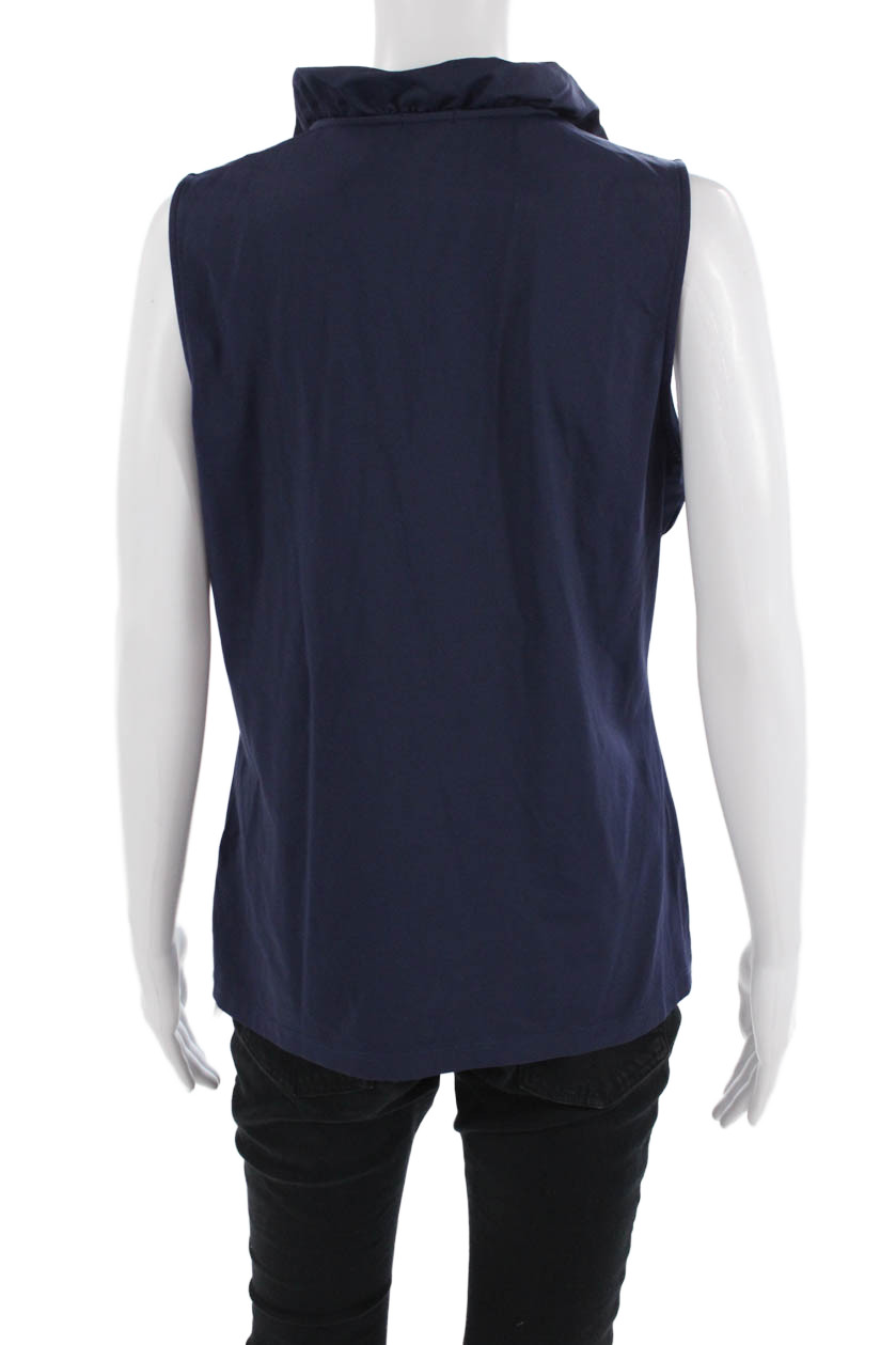 J. Mclaughlin, Womens Basic Dark Blue Sleeveless … - image 3