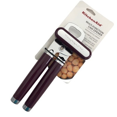 New KitchenAid Beetroot Plum Boysenberry HBRA Can Opener with Bottle Opener