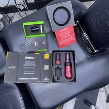 Limited edition Flux Max 3.2 tattoo machine with foot pedal  