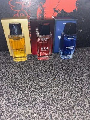 Set of 3 Pour Homme Men's Fine Perfumery 120ml Eau de Toilette Spray