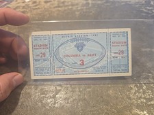 Columbia Army October 27 1951 Ticket Football