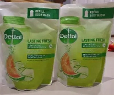 850g x 2 packs - DETTOL Body Wash Lasting Fresh Honeydew Melon & Cucumber-