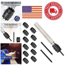14 Pack Spot Weld Cutter Set Double Sided HSS Drill Bits for Metal Cutting