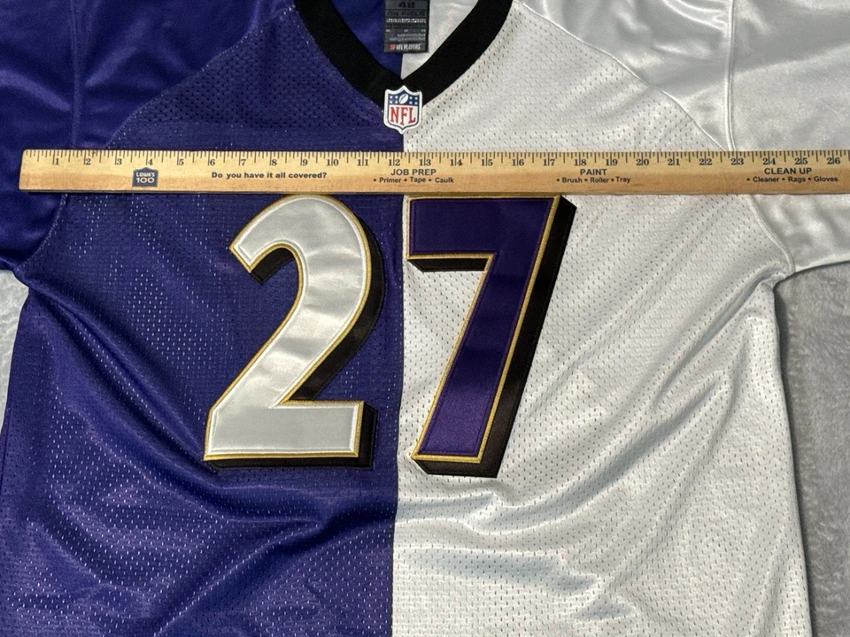 Camiseta de fútbol americano Ray Rice Nike On Field NFL Baltimore Ravens talla 48 #27 cosida Foto 4 de 4