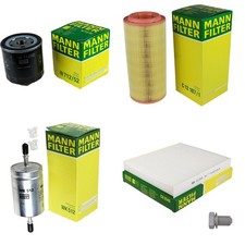MANN-FILTER Inspektionspaket Filterset passend für Audi A2 1.4 1.6 FSI 8Z0