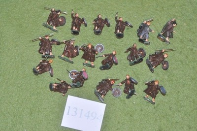 40mm Fantasy / LOTR - Hobbit Miliz 16 Figuren Kunststoff - (131494)