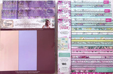 Crafter  s Companion 12x12 Paper Pads - Choose Vintage, Fairy Garden, Wisteria