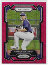 2024 PANINI PRIZM BASEBALL CHASE DOLLANDER ROOKIE RED WAVE PRIZM CARD No.246