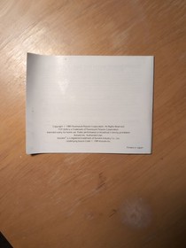 TOP GUN The Second Mission NES Nintendo Game Original 1989 Manual Booklet *ONLY*