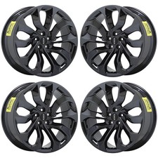 21" Lincoln Aviator Black Chrome wheels rims Factory OEM set 10239 EXCHANGE