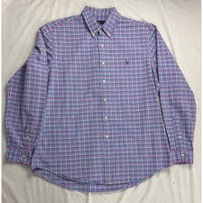 Ralph Lauren Men Plaid Button Down Shirt Long Sleeve XL Full color pony