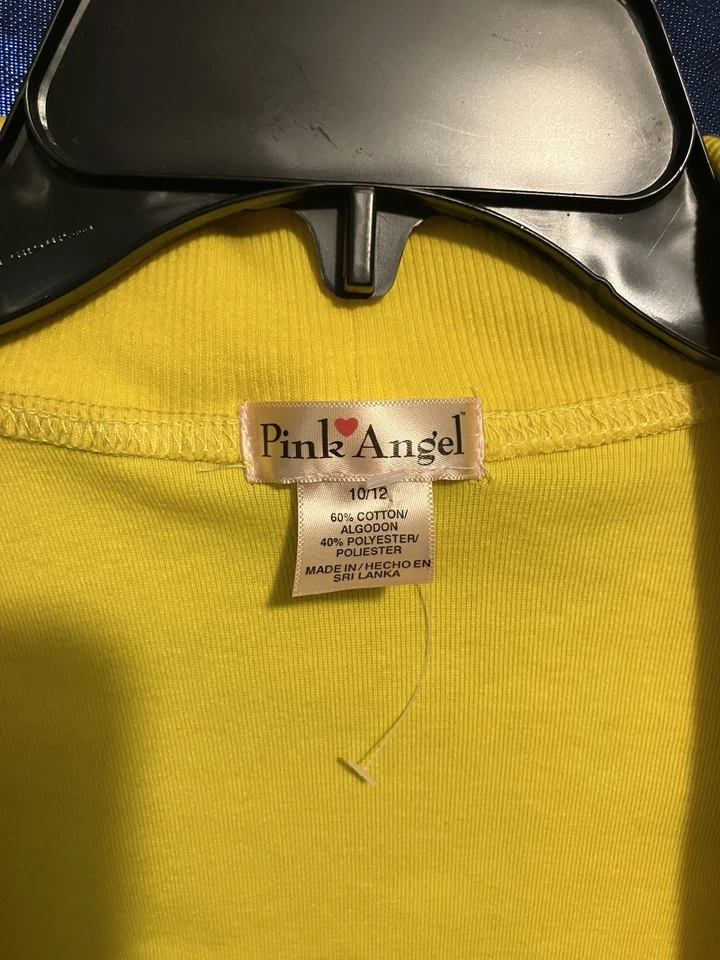 Pink Angel Girls Shrug Yellow - Image 2 of 3