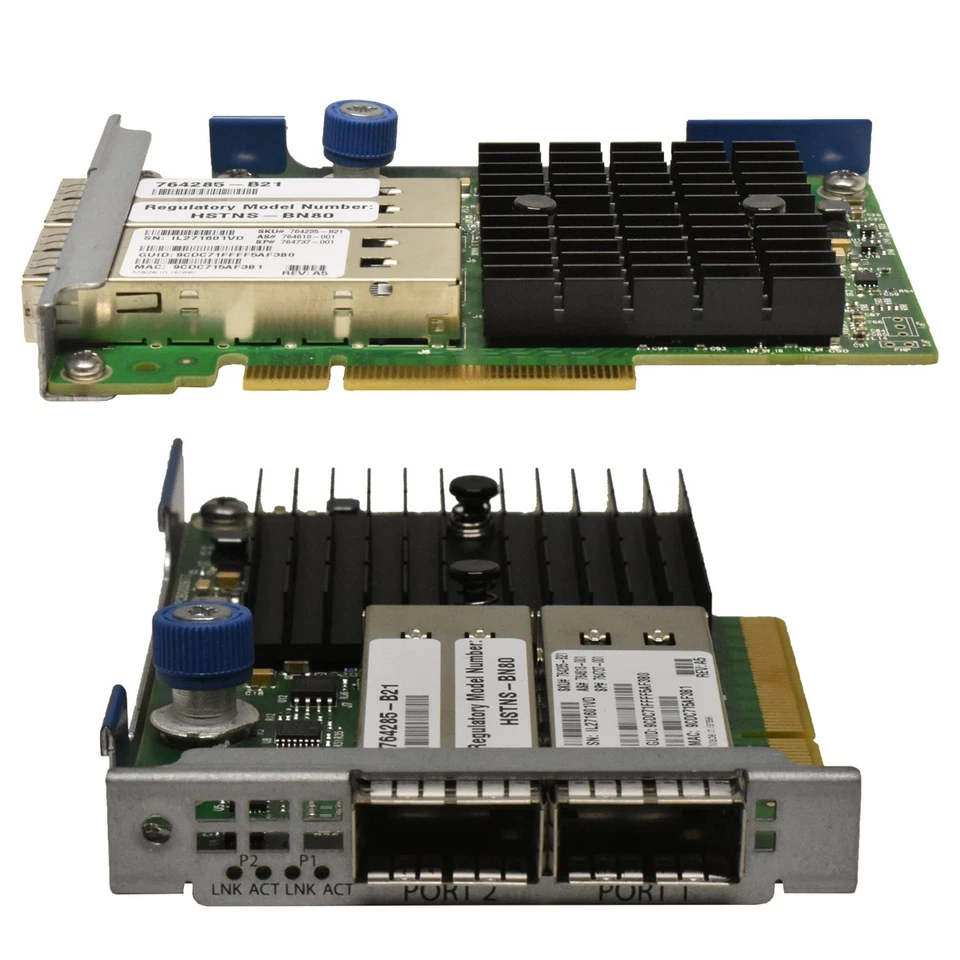 Scheda di rete HP 544+FLR-QSFP InfiniBand FDR 10Gb/40Gb 764285-B21 764737-001 - Immagine 4 di 4