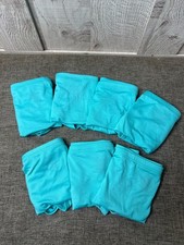 Hanes Girls Breifs Size 6 Aqua Green Comfortable Underwear Panites Pack of 7