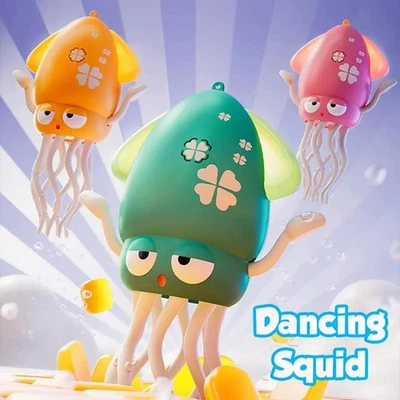 Electric Dancing Octopus Toy Crawling Squid Toy Stress Relieving Children's Gift