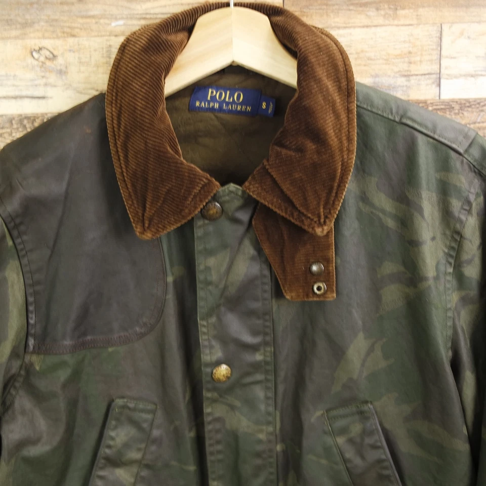 Восковая камуфляжная куртка Polo Ralph Lauren Chore Coat размер S охотничья на молнии - Изображение 4 из 4