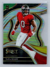 2023 Panini Select Green & Yellow Prizms Die Cuts YaYa Diaby #204 TB Buccaneers