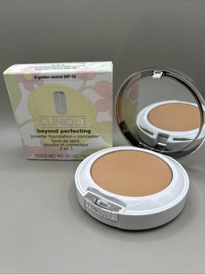 Clinique Beyond Perfecting Powder Foundation + Concealer 8 Golden Neutral .51oz