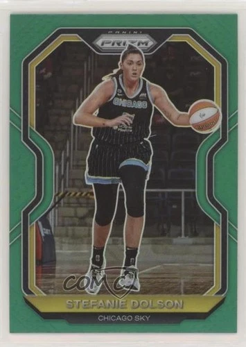 2021 Panini Prizm WNBA Green Prizm Stefanie Dolson #58 1m8f