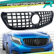 Kühlergrill GT Style Schwarz für Mercedes V-Klasse W447 2014-03 2019