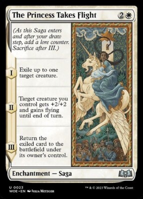 THE PRINCESS TAKES FLIGHT X3 (ONE IS FOIL!) *WILDS OF ELDRAINE*