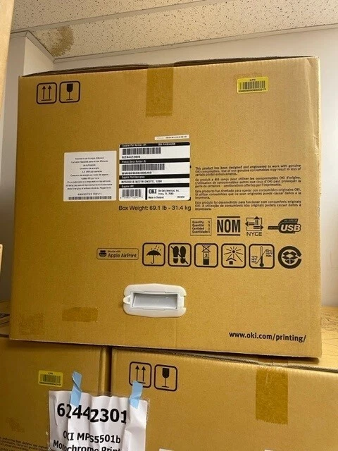 OKI MPS5501b Printer Desktop LED 55 PPM Monochrome New in Box - Image 3 of 4