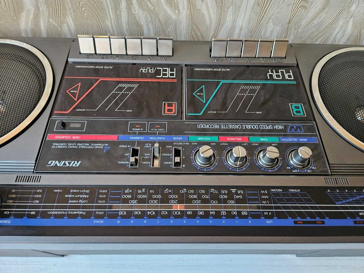 BOOMBOX RISING RC-2030 Vintage Cassette Fully Working Condition