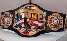 Donald Trump USA Presidential Election 2024 Championship Belt Brass 2mm adult