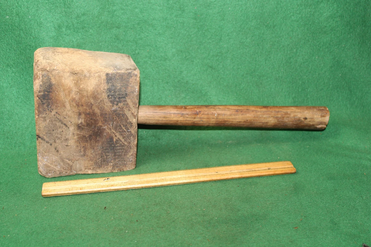 Heavy wooden mallet online