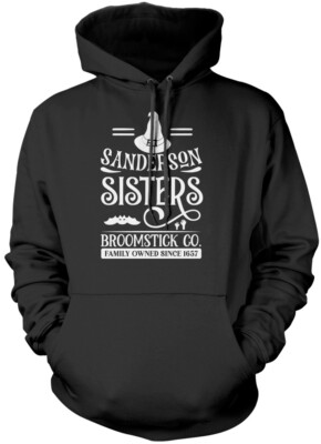 Sanderson Broomstick Company Unisex Hoodie Halloween Hexe Hokuspokus Magie