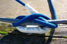 2 Removable Marine Boat Chafe Guards Mooring Dock Lines Rope Protector Flat Ship