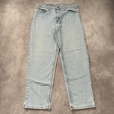 Vintage 90s Levis 550 Orange Tab Jeans Size 36x30 Relaxed Fit USA Made Light
