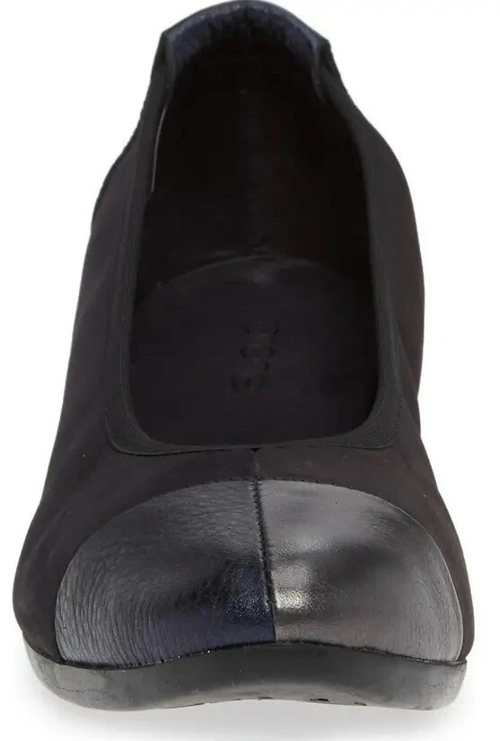 Arche 249040 Mujer Onyqua Cuero Ballet Pisos Basalto Talla 37/6 EE. UU. Medianos Foto 4 de 4