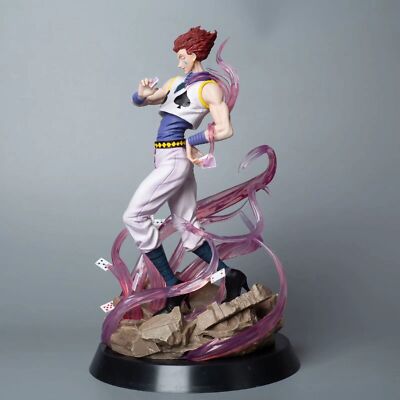 Jiumaocleu Hisoka Figur Statue Anime Hisoka Sammelfigur PVC Modell Desktop Dekoration Für Fans 28 Cm