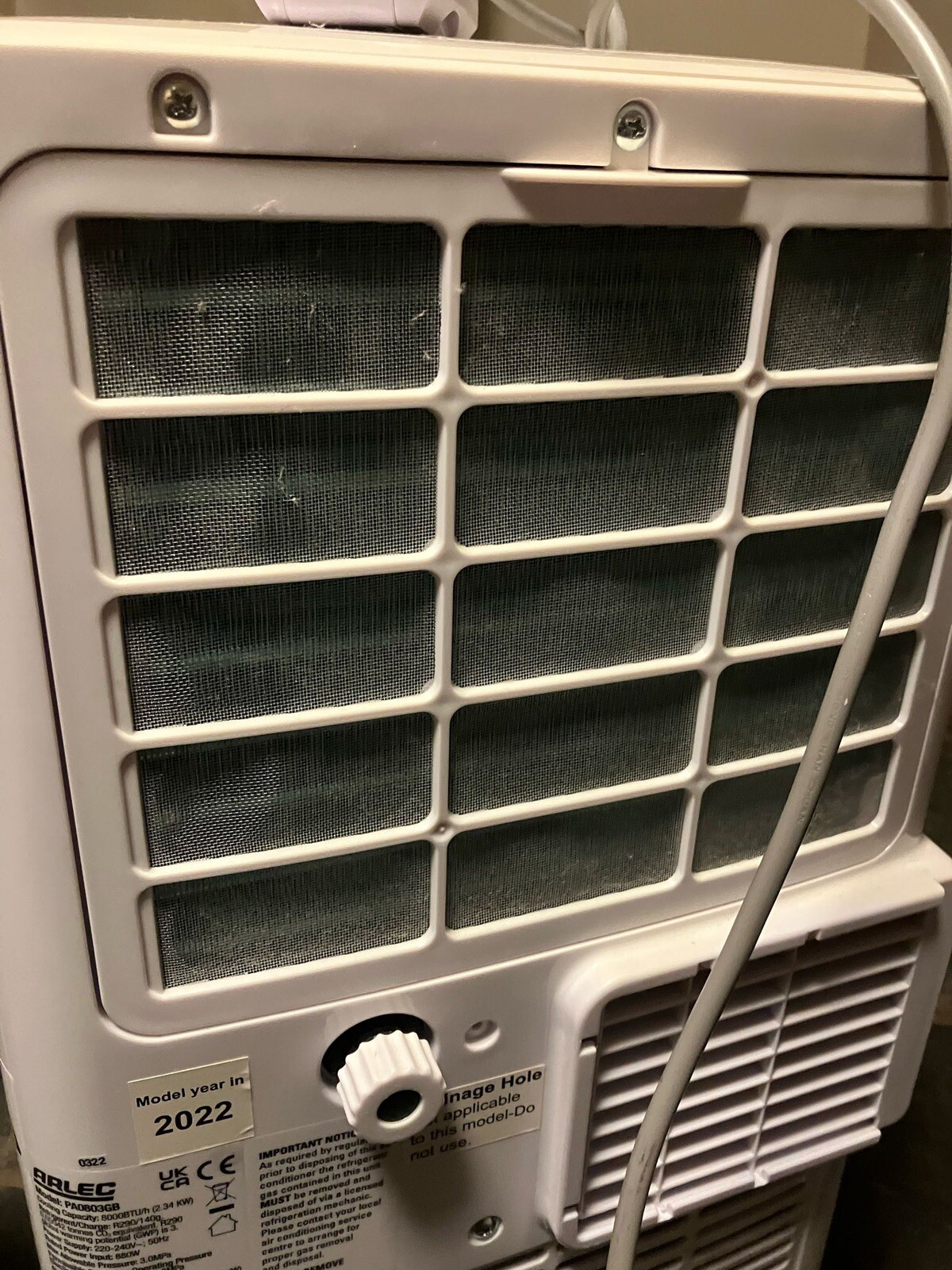 ARLEC Portable Air Conditioning Unit 8000 BTU eBay