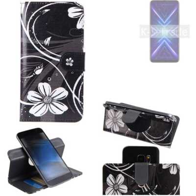 Für Huawei Honor 9x Global 360° Schutz Hülle Wallet Case Design Blumen